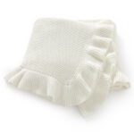 Hot Sale Solid Color Baby Knitted Blanket Mimixiong