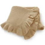 Hot Sale Solid Color Baby Knitted Blanket Mimixiong