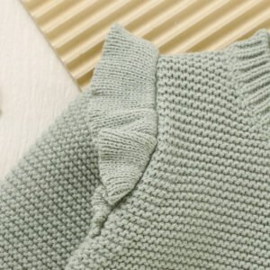 Factory Price Girls Princess Lace 100% Acrylic Sweaters Mimixiong