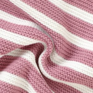 Mimixiong Soft Striped Knit Cardigan for Newborn Baby