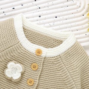 Winter Handmade Crochet Baby Cardigan Mimixiong