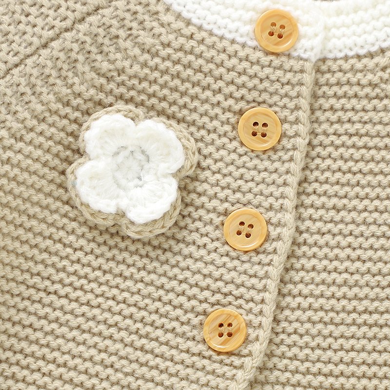 Winter Handmade Crochet Baby Cardigan Mimixiong