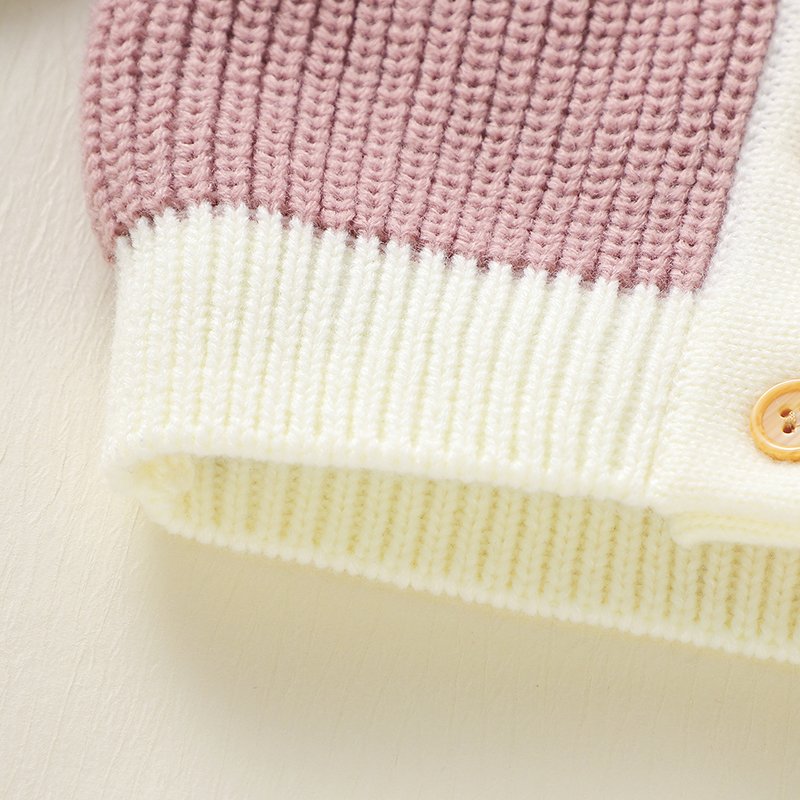 Wholesale V-Neck Baby Sweater Cardigans Mimixiong