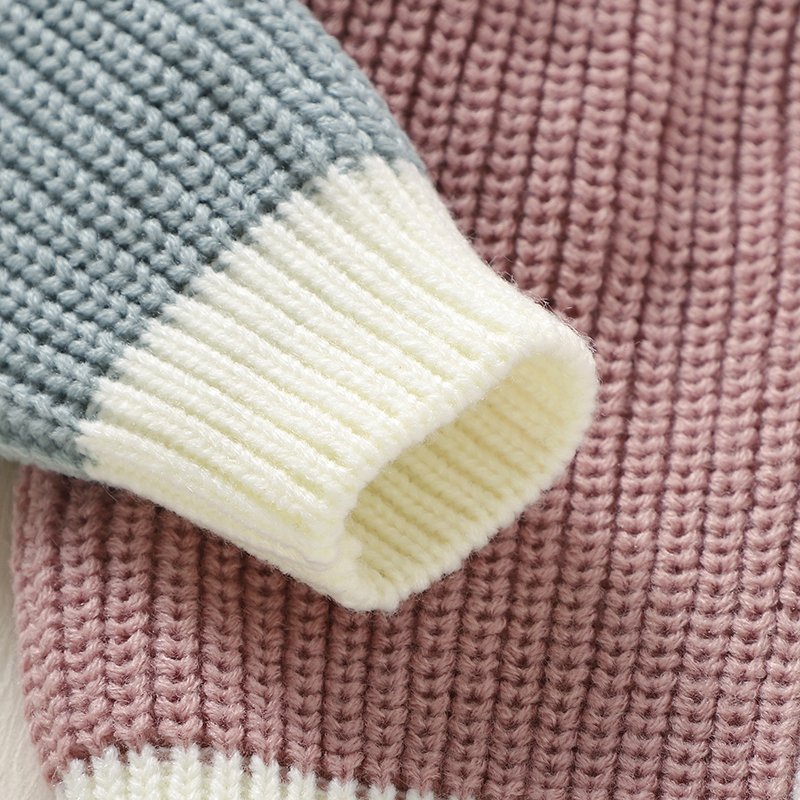 Wholesale V-Neck Baby Sweater Cardigans Mimixiong