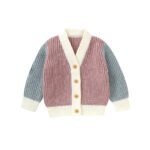 Wholesale V-Neck Baby Sweater Cardigans Mimixiong