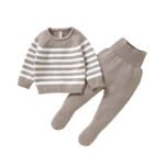 Wholesale Knitted Baby Sweater & Footie Pants Mimixiong