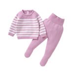 Wholesale Knitted Baby Sweater & Footie Pants Mimixiong