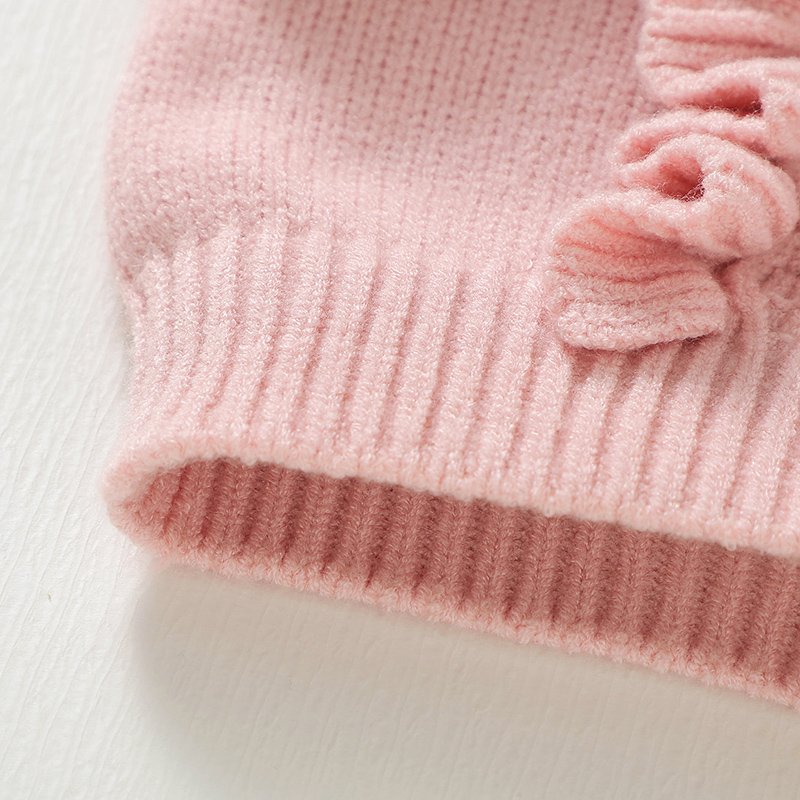 Infant Baby Girl Knitted Sweater Long Sleeve Clothes Mimixiong