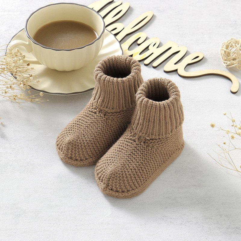 Hot Sale Knitted Baby Shoes Winter Socks Mimixiong