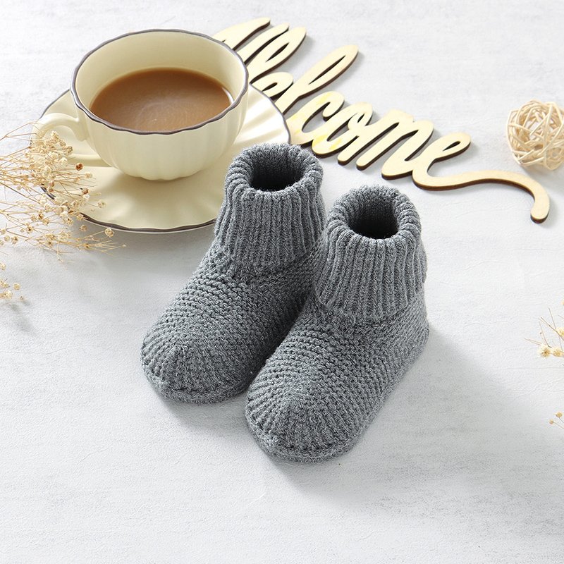 Hot Sale Knitted Baby Shoes Winter Socks Mimixiong