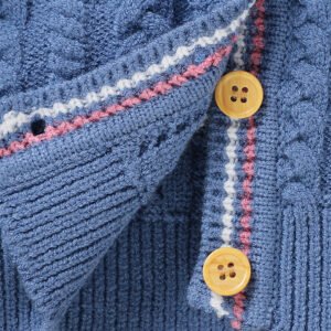 New Style Soft Baby Knitted Cardigan Sweater Mimixiong