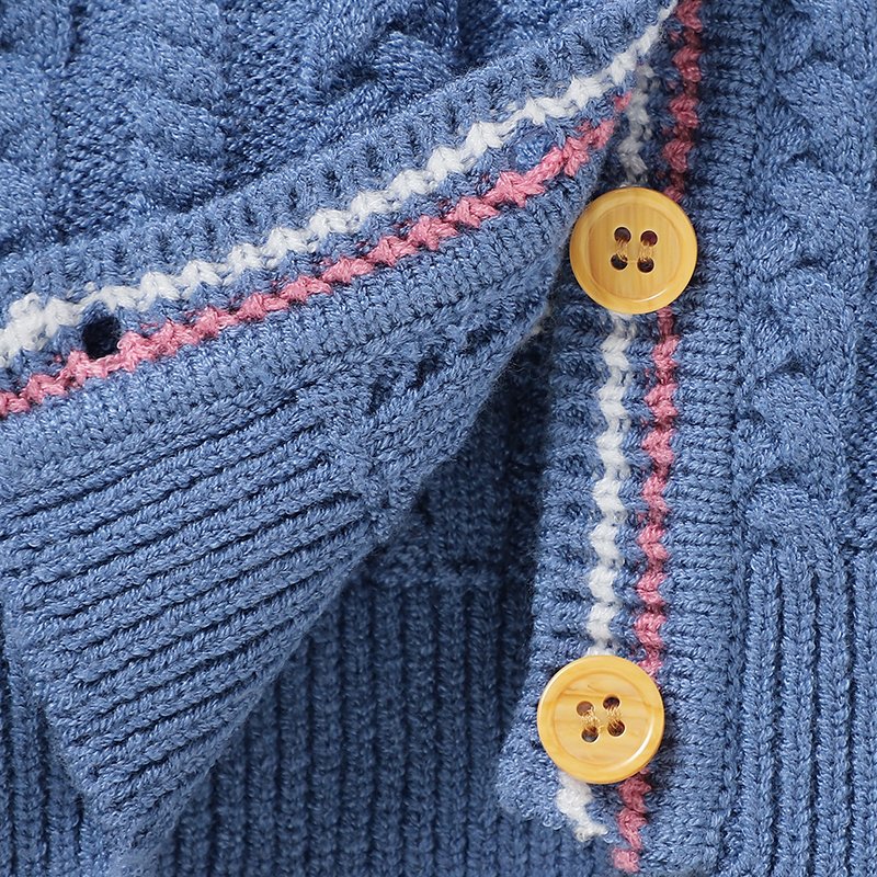 New Style Soft Baby Knitted Cardigan Sweater Mimixiong