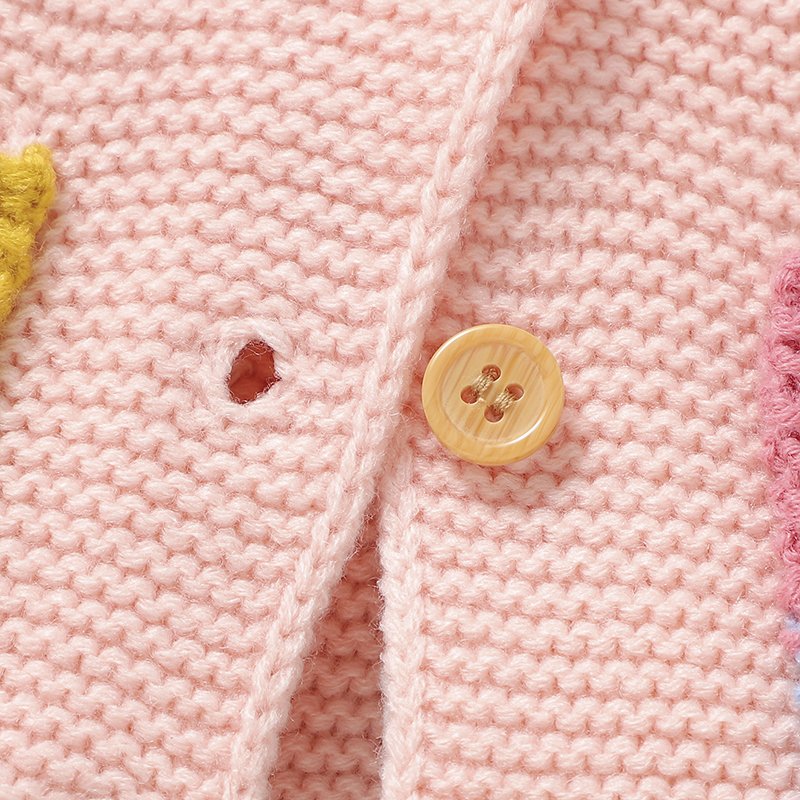 Hot Sale Colorful Newborn Baby Girls' Cardigan Mimixiong
