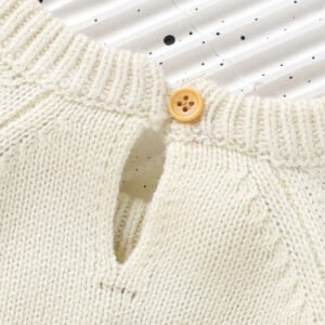 Ins Custom Knitted Newborn Baby Sweaters Cardigans Mimixiong