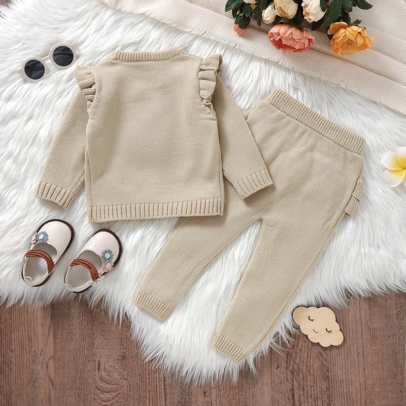 High Quality Cute Rabbit Baby Sweater & Pants Set Mimixiong