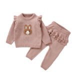 High Quality Cute Rabbit Baby Sweater & Pants Set Mimixiong