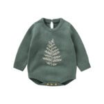 Tree Pattern Baby Rompers Knitted Jumpsuit Mimixiong