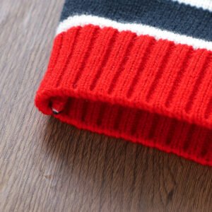 Wholesale Knit Newborn Baby Bear Pattern Jacquard Sweater Mimixiong