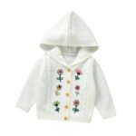 Embroidery Baby Coats Stylish Long Sleeve for Girls Mimixiong