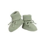 Mimixiong Knitted Baby Shoes Newborn Baby Knitted Booties Cotton Crochet Infant Baby Socks with Strings