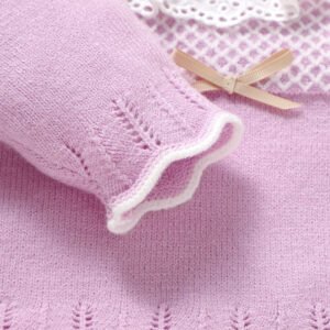 Winter Knit Baby Sweater & Solid Pant Set Mimixiong
