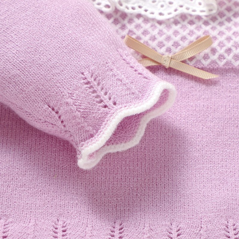 Winter Knit Baby Sweater & Solid Pant Set Mimixiong
