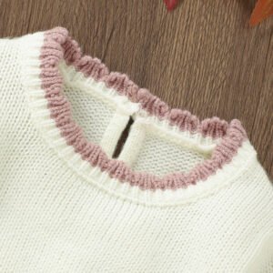 OEM Baby Pajamas Romper & Cardigan Sweater Set Mimixiong