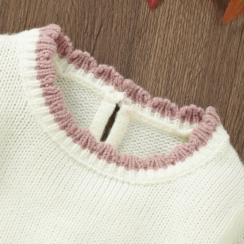 OEM Baby Pajamas Romper & Cardigan Sweater Set Mimixiong