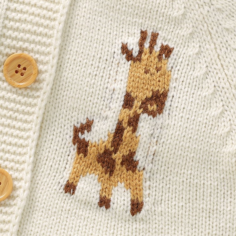 Cute Knitted Baby Romper & Hat Set Mimixiong