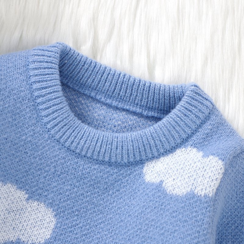 Cloud Pattern Baby Knit Sweaters Mimixiong
