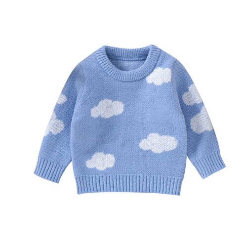 Cloud Pattern Baby Knit Sweaters Mimixiong