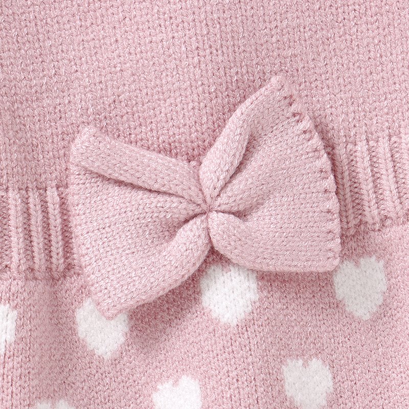 Wholesale Soft Baby Knitted Footie Pants & Dresses Set Mimixiong