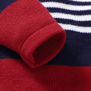 New Arrival Streak Design Knitted Winter Baby Jumpsuit Mimixiong