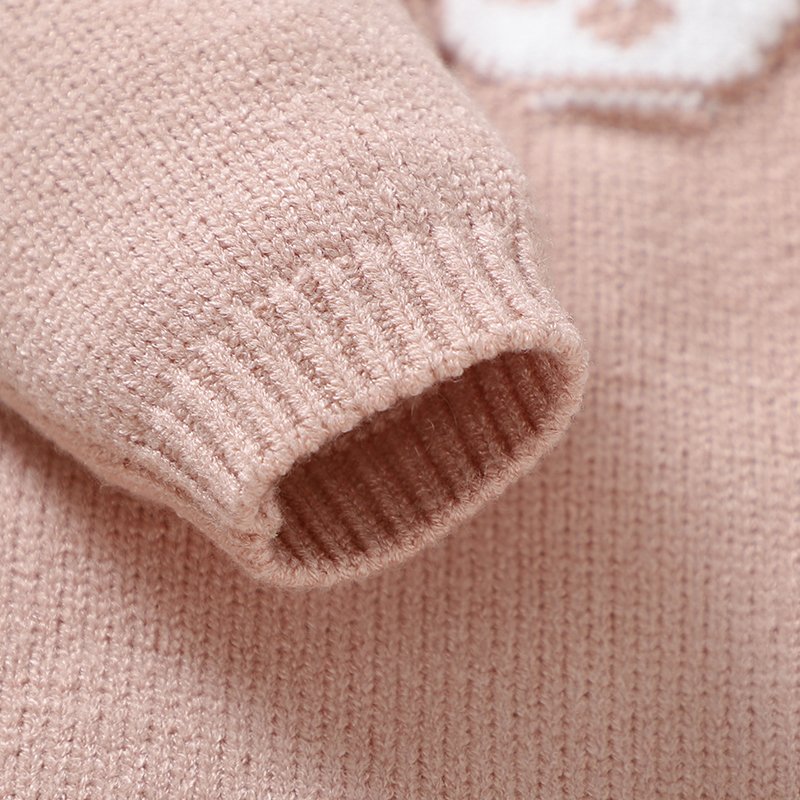 Baby Romper Patchwork Waffle Crown Ruffle Pink Mimixiong