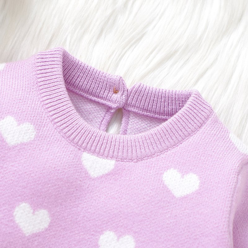 New Arrival Beautiful Baby Girl 3pcs Heart Romper Set Mimixiong