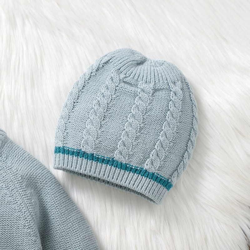 Newborn Baby Romper Jumpsuit with Hat Clothing Set Mimixiong