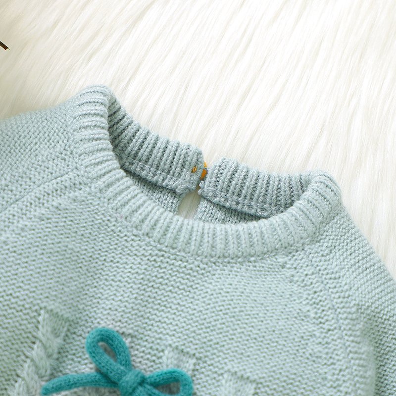 Sweater & Footed Pants & Hat Soft 3Pcs Baby Set Mimixiong