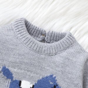 Wholesale Cartoon Baby Sweater & Pant Knit Winter Clothes Mimixiong