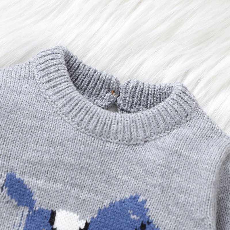 Wholesale Cartoon Baby Sweater & Pant Knit Winter Clothes Mimixiong
