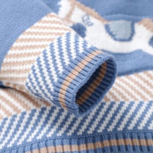 Horse Pattern Baby Sweater Romper Long Sleeve Mimixiong