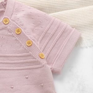 Customize Baby Summer Knit T-Shirt & Shorts Set Mimixiong