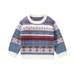 Wholesale Long Sleeve Crew Neck Christmas Baby Sweater Mimixiong