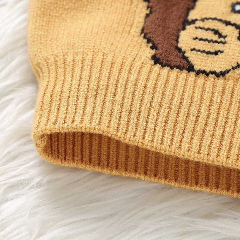 New Arrival Cute Lion Pattern Baby Sweater Mimixiong