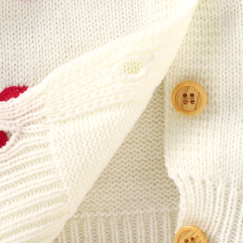 Knitted Baby Girls Cardigan Winter Coat Mimixiong