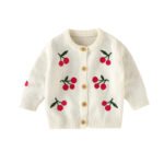 Knitted Baby Girls Cardigan Winter Coat Mimixiong