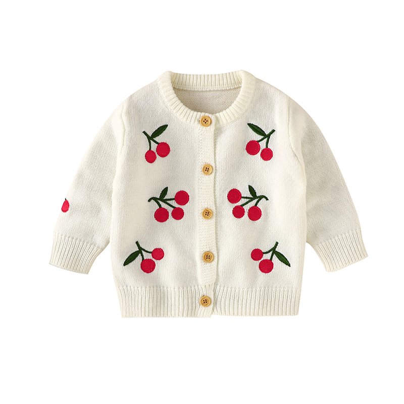Knitted Baby Girls Cardigan Winter Coat Mimixiong