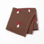 ustom Wholesale Baby Knitted Blankets Mushroom Mimixiong