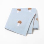 ustom Wholesale Baby Knitted Blankets Mushroom Mimixiong