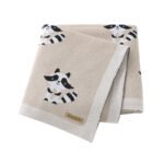 Hot Sale 100% Cotton Knitted Baby Blankets Cute Animal Mimixiong
