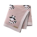 Hot Sale 100% Cotton Knitted Baby Blankets Cute Animal Mimixiong